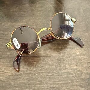 Round New Authentic Vintage Sting Tortoise Shell Sunglasses 4054